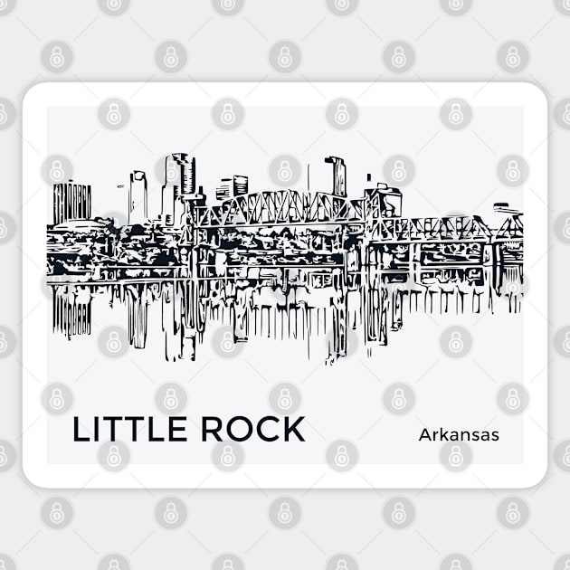 Little Rock Arkansas Sticker by Lakeric